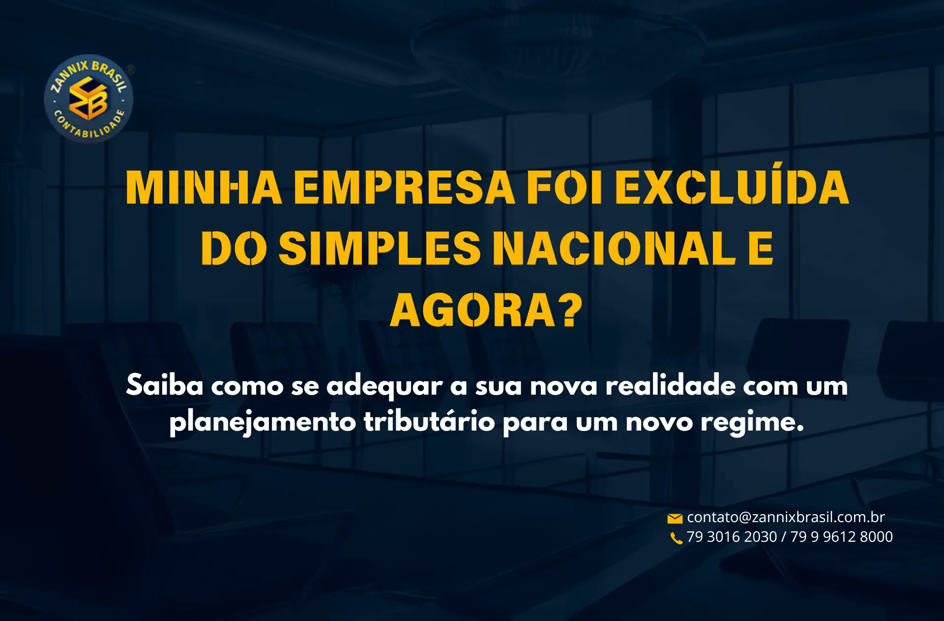 Mostrar aos empresários que a exclusão do Simples Nacional não é o fim do mundo.